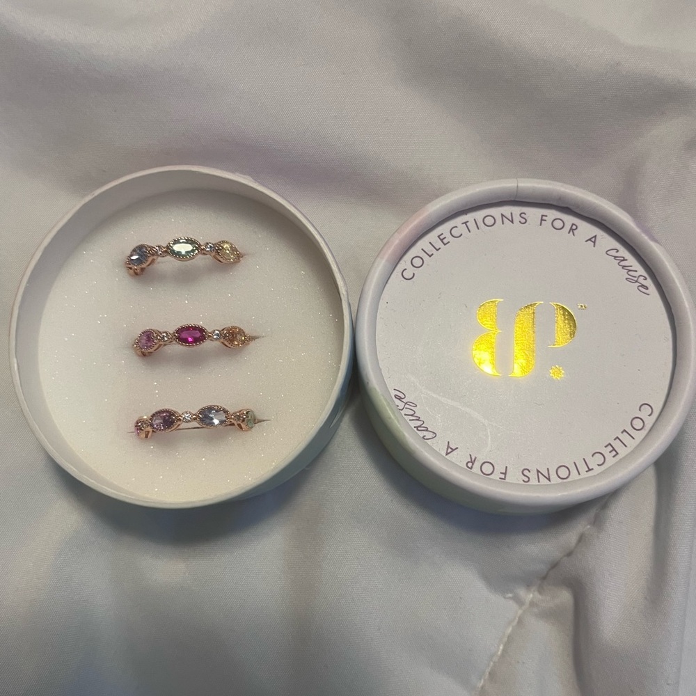 Bomb Party Mental Health Awareness Ring- size 6 Your are Enough 🩵